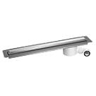 McAlpine CD800-O-P Slimline Channel Drain Polished Stainless Steel 810mm x 88mm