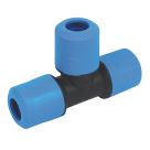 JG Speedfit  MDPE Push-Fit Equal Tee 25mm