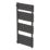 Flomasta Flat Bar 1600mm x 600mm 2917BTU Black Vertical Designer Radiator