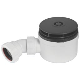 McAlpine 90mm Matt Black Shower Trap