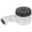 McAlpine 90mm Matt Black Shower Trap