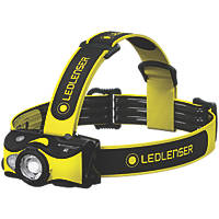 LEDlenser  Rechargeable LED Head Torch Black/Yellow 600lm