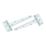 Smith & Locke Zinc-Plated Tee Hinges 152mm 2 Pack