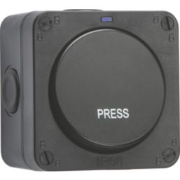Knightsbridge  IP66 20AX 1-Gang 1-Way Weatherproof Outdoor Retractive Switch