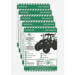 Scafftag  Tractor Tag Inserts 10 Pack