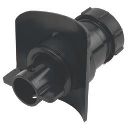 McAlpine  Mechanical Pipe Boss Connector Black 40mm