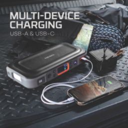 Nebo Assist 5.0Ah Li-Ion Jump Starter + Type A & C USB Charger