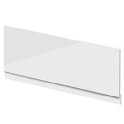 Highlife Bathrooms Halite Adjustable Front Bath Panel 1700mm Gloss White 2 Pieces