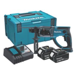 Makita DHR202Z 2.9kg 18V Li-Ion LXT Cordless SDS Plus Rotary Hammer Drill -  Bare - Screwfix