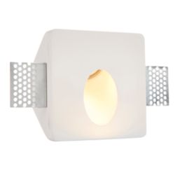 Saxby Allure LED Plaster Wall Light White 1.6W 64lm