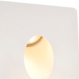 Saxby Allure LED Plaster Wall Light White 1.6W 64lm