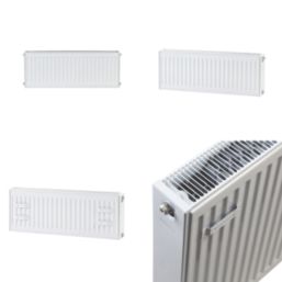 Flomasta 300mm x 800mm 2584BTU White Type 22 Convector Radiator
