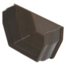 FloPlast  Square Internal Stop End Brown 112mm