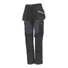 Site Kilani Womens Stretch Trousers Black / Grey Size 14 28" L