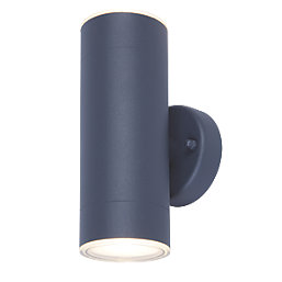 LAP  Outdoor LED Up & Down Wall Light Charcoal Grey 8.6W 760lm