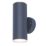 LAP  Outdoor LED Up & Down Wall Light Charcoal Grey 8.6W 760lm