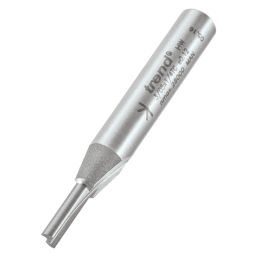 Trend 3/05X1/4TC 1/4" Shank Double-Flute Straight Router Cutter 3mm x 11mm