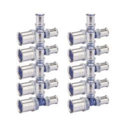 Wavin Tigris K5 Multi-Layer Composite Press-Fit Reducing Tees 25mm x 16mm x 16mm 10 Pack