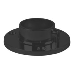 Essentials Rail End Sockets Black 25mm 2 Pack