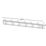Essentials 6-Hook Rail White 685mm x 95mm
