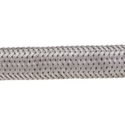 Essentials Flexible Tap Connector with Isolating Valve 22mm x 3/4 x 500mm