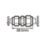 Flomasta  Brass Compression Reducing Coupler 10mm x 8mm