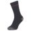 Lee Cooper LCSCK603 Heavy Duty Work Socks Black 7-11 5 Pairs