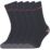 Lee Cooper LCSCK603 Heavy Duty Work Socks Black 7-11 5 Pairs