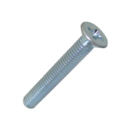 Easyfix Bright Zinc-Plated Countersunk Machine Screws M6 x 40mm 25 Pack