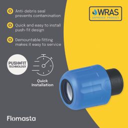 Flomasta  MDPE Stop End 25mm