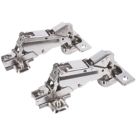 Hafele  Steel 155° Sprung Door Hinges 67mm 2 Pack
