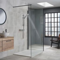 Triton Velino Rear-Fed Exposed Chrome Thermostatic Mixer Shower
