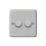 MK Contoura 2-Gang 2-Way  Dimmer Switch  Grey