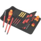 Wera Kraftform Kompakt 18 Imperial 1 Tool Finder VDE Interchangeable Insulated Screwdriver Set 18 Pieces