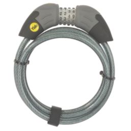 Yale Hardened Alloy Steel Standard Security Combination Cable Lock 1800mm x 10mm