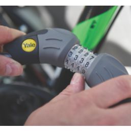 Yale Hardened Alloy Steel Standard Security Combination Cable Lock 1800mm x 10mm