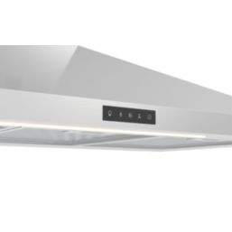Cooke & Lewis CLCH90LKSS Chimney Hood Silver 898mm