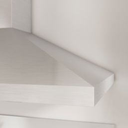 Cooke & Lewis CLCH90LKSS Chimney Hood Silver 898mm