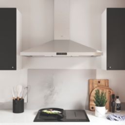 Cooke & Lewis CLCH90LKSS Chimney Hood Silver 898mm