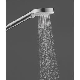 Hansgrohe Ecostat Crometta Combi HP Rear-Fed Exposed Chrome Thermostatic Mixer Shower