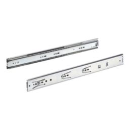 Essentials Steel Soft-Close Ball Bearing Drawer Runners 450mm 2 Pack
