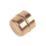 Flomasta  Copper Solder Ring Stop Ends 22mm 2 Pack