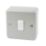 MK Metalclad Plus 10AX 1-Gang 2-Way Metal Clad Light Switch with White Inserts