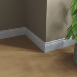 Essentials Primed MDF Ogee Skirting Board 2400mm x 119mm x 18mm 4 Pack
