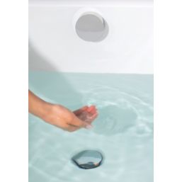 Mira Mode Chrome HP/Combi App Controlled Push-Button Bath Overflow Filler Tap  With Pop-Up Waste