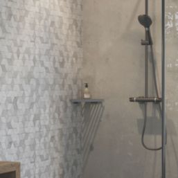 Hansgrohe AddStoris 1-Tier Corner Basket Brushed Black Chrome