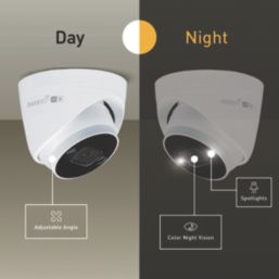 Swann SWNVK-8ADVX5MP4D-EU 1TB HDD 8-Channel 4K NVR CCTV Kit & 4 x 5MP Indoor & Outdoor Cameras