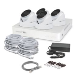 Swann SWNVK-8ADVX5MP4D-EU 1TB HDD 8-Channel 4K NVR CCTV Kit & 4 x 5MP Indoor & Outdoor Cameras