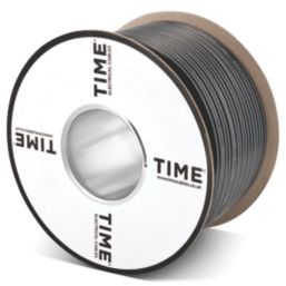 Time RG6 Black 2-Core Shotgun Coaxial Cable 50m Drum