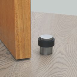 Eclipse Round Linear Floor Door Stop 30 x 40mm Dark Bronze